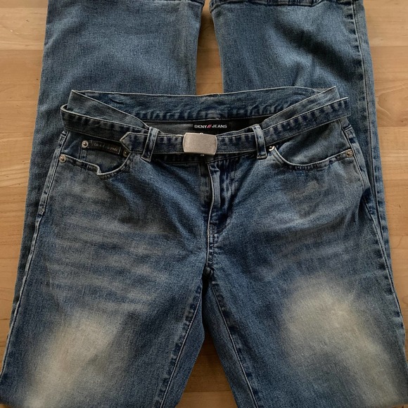 DKNY Jeans Women's Vintage Wide Leg Sze 7 - Picture 1 of 5